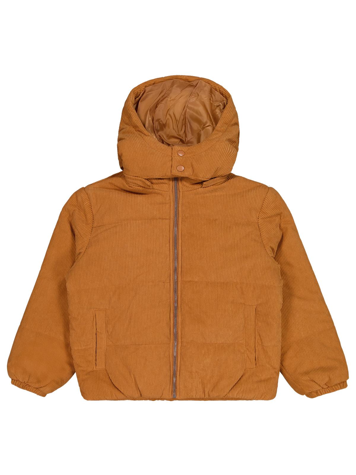 Civil Boys Kapşonlu 10-13 Yaş Mont - Turuncu