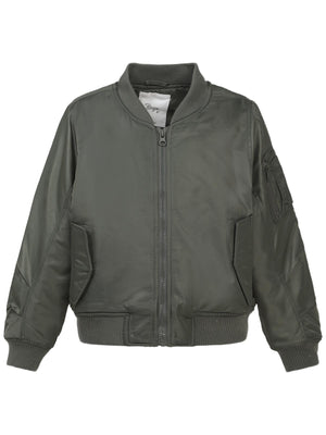 Civil Boys Kolu Cepli 10-13 Yaş Mont - Haki