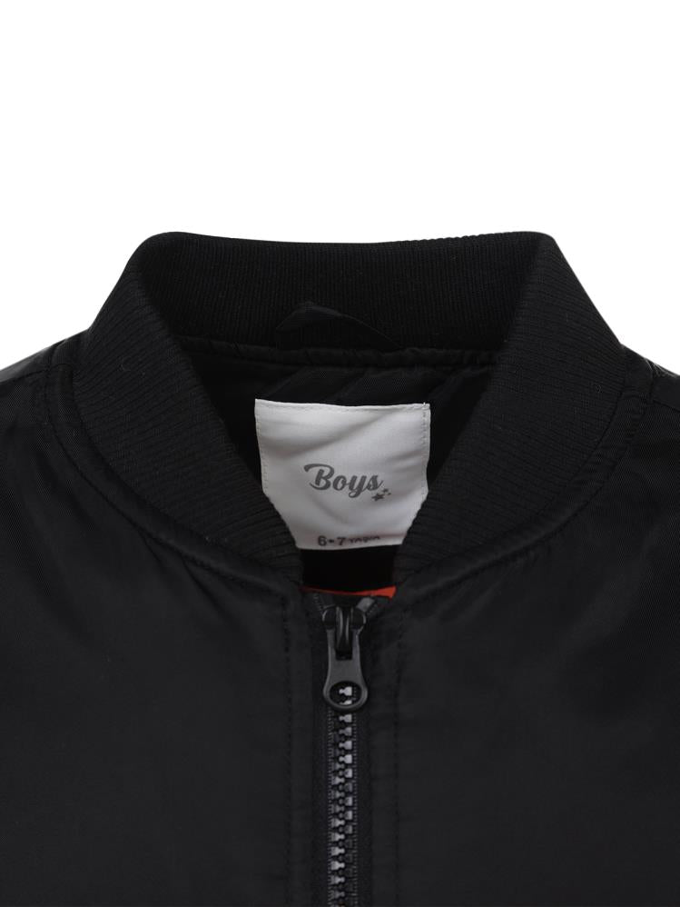 Civil Boys Kolu Cepli 10-13 Yaş Mont - Siyah
