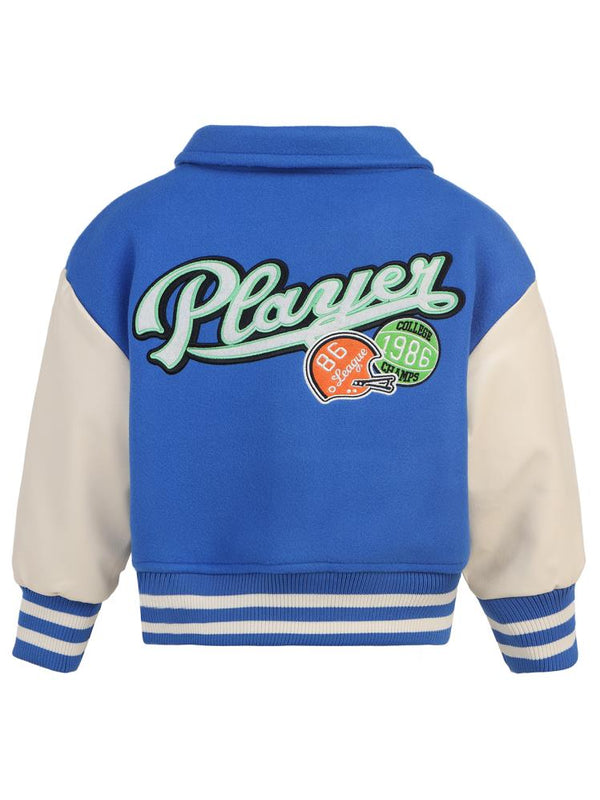 Civil Boys 1986 Dinozor Armalı 2-5 Yaş Ceket - Mavi