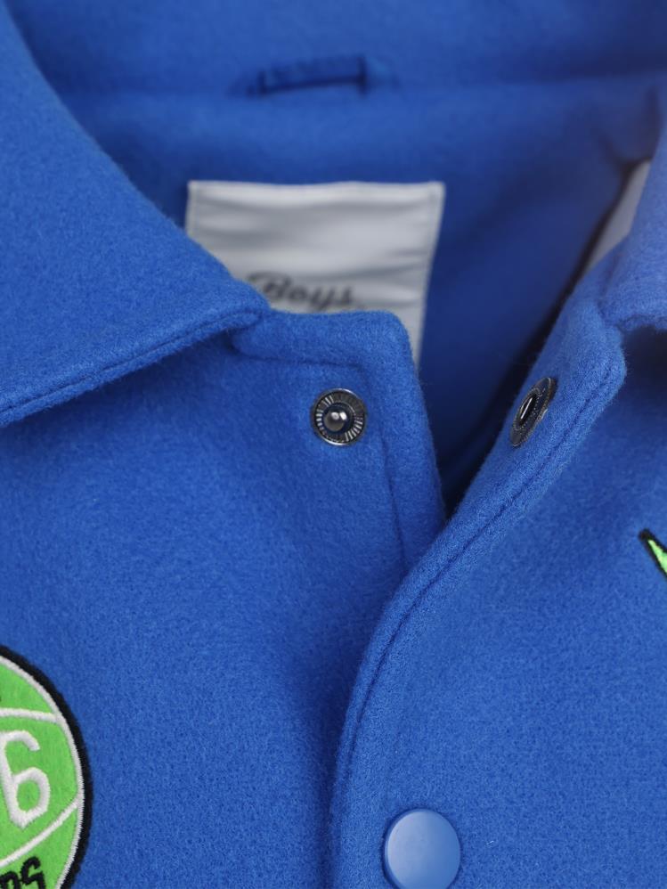 Civil Boys 1986 Dinozor Armalı 2-5 Yaş Ceket - Mavi