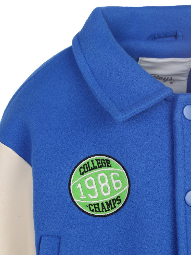 Civil Boys 1986 Dinozor Armalı 2-5 Yaş Ceket - Mavi