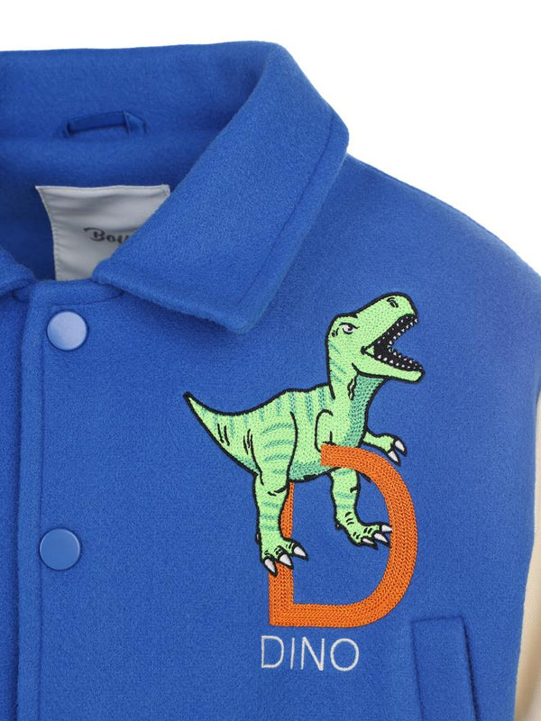 Civil Boys 1986 Dinozor Armalı 2-5 Yaş Ceket - Mavi
