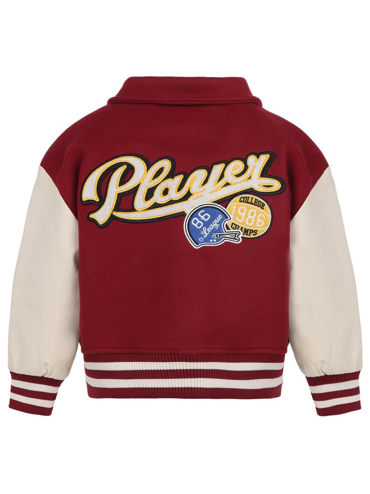 Civil Boys 1986 Dinozor Armalı 2-5 Yaş Ceket - Bordo