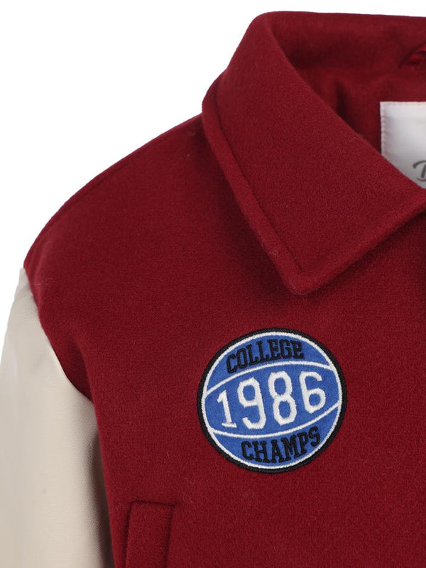 Civil Boys 1986 Dinozor Armalı 2-5 Yaş Ceket - Bordo