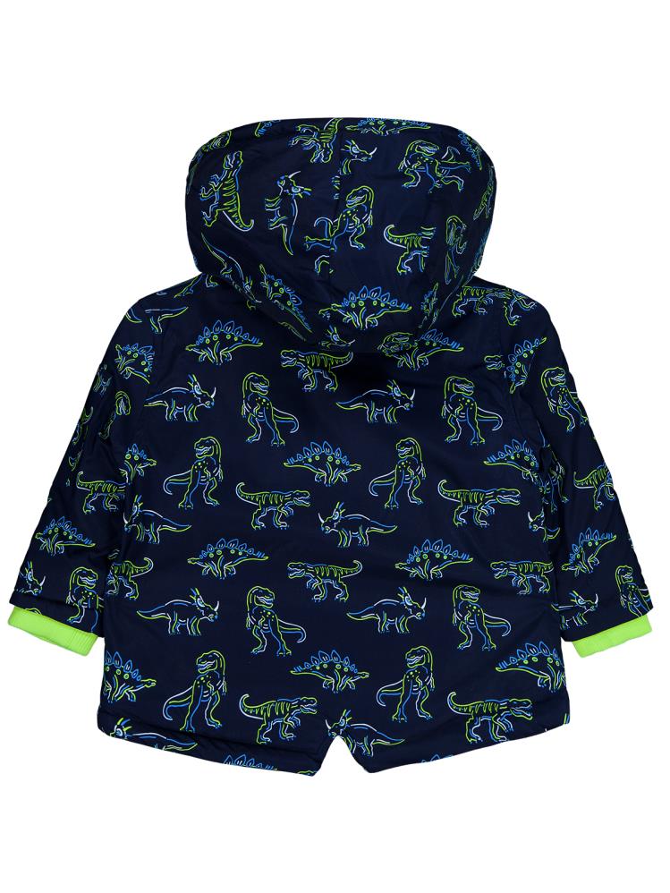 Civil Boys Dinozor Baskılı 2-5 Yaş Mont - Lacivert