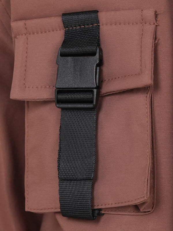 Civil Boys Kapşonu Kürklü 2-5 Yaş Mont - Kahverengi