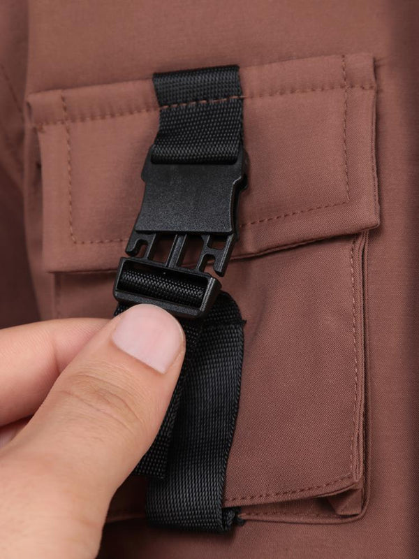 Civil Boys Kapşonu Kürklü 2-5 Yaş Mont - Kahverengi