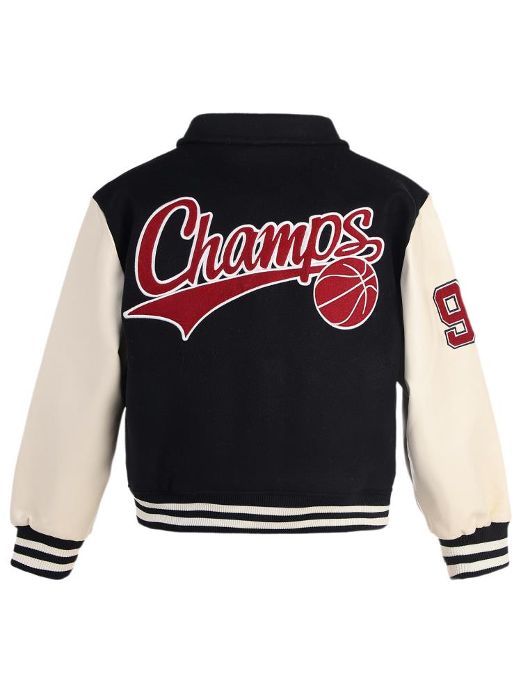 Dinozor Armalı 10-13 Yaş Ceket - Siyah