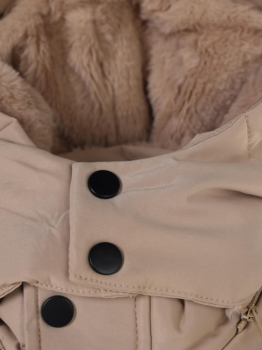 Civil Boys Kolu Cepli Parka 10-13 Yaş Mont - Bej