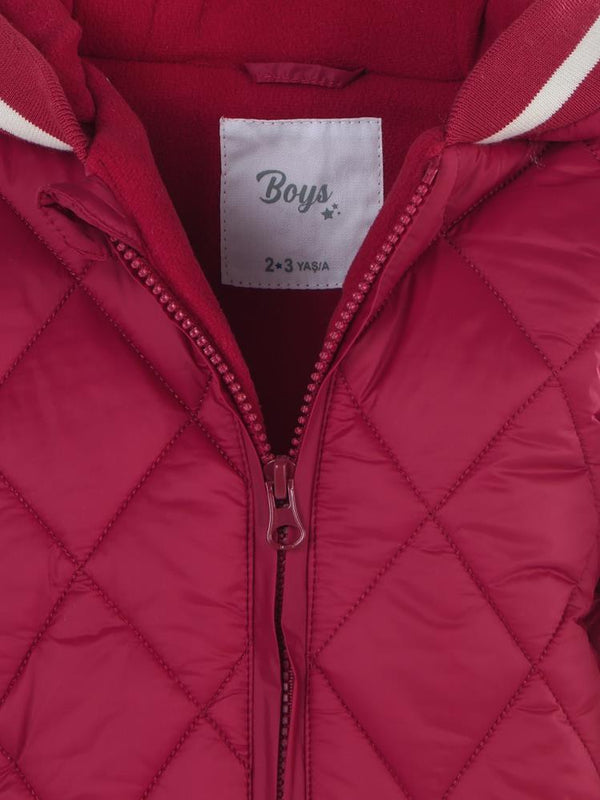 Civil Boys Ribanalı 2-5 Yaş Mont - Kırmızı