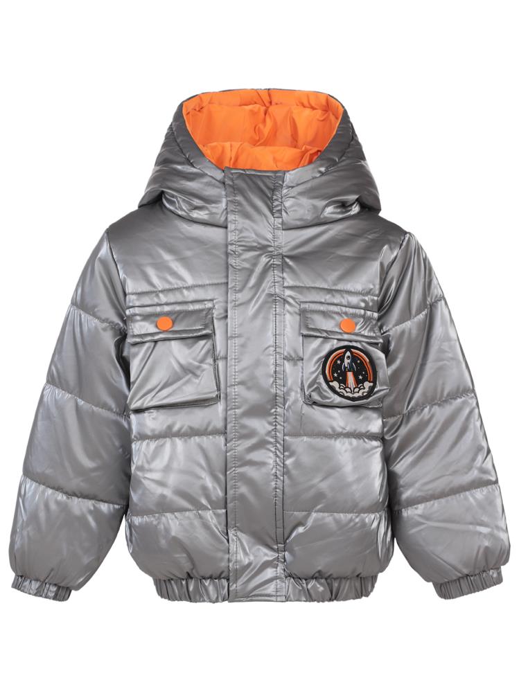 Civil Boys Astronot Baskılı 2-5 Yaş Mont - Gri