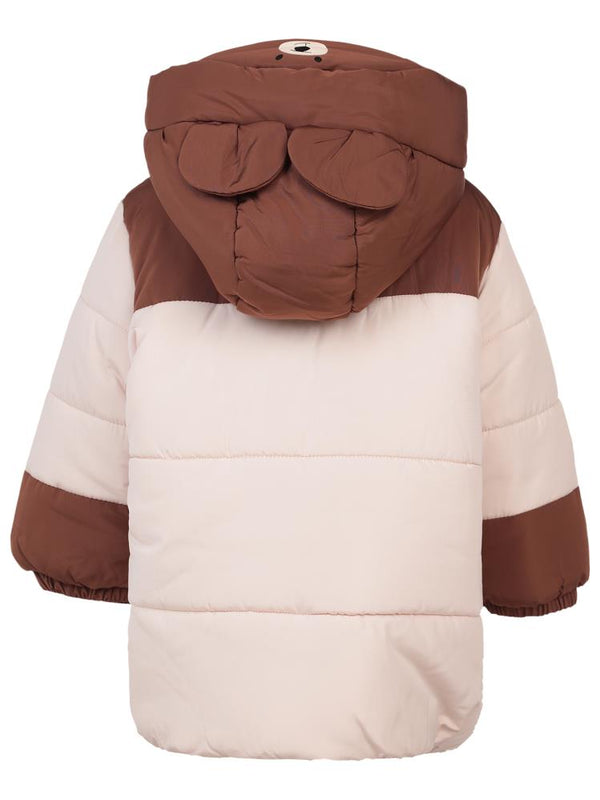 Civil Boys Ayıcık Baskılı 2-5 Yaş Mont - Kahverengi