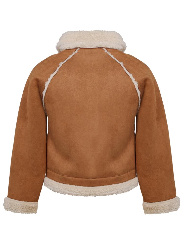 Civil Girls 6-9 Yaş Mont - Kahverengi