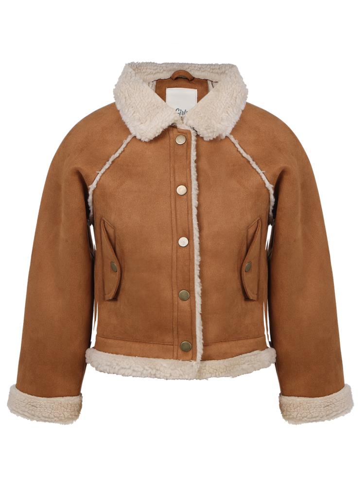 Civil Girls 6-9 Yaş Mont - Kahverengi