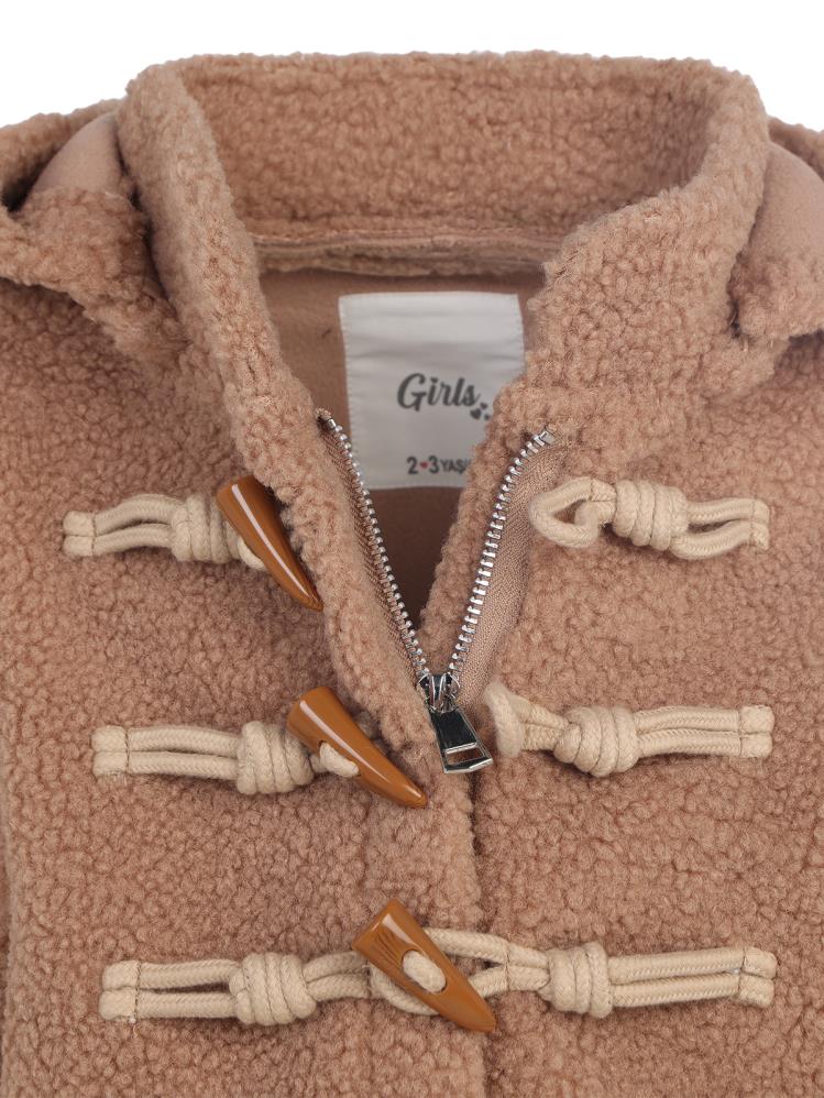 Civil Girls 2-5 Yaş Ceket - Kahverengi