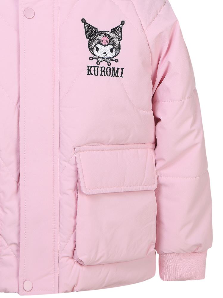 Kuromi 6-9 Yaş Mont - Pembe