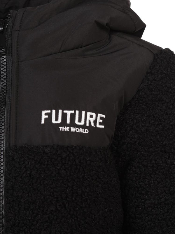 Civil Boys Future Baskılı Kapşonlu 2-5 Yaş Mont - Siyah