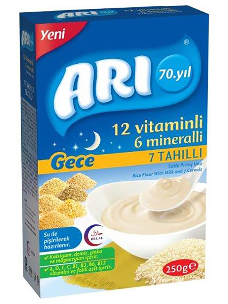 Arı Sütlü Pirinçli Ek Gıda Gece 250 gr