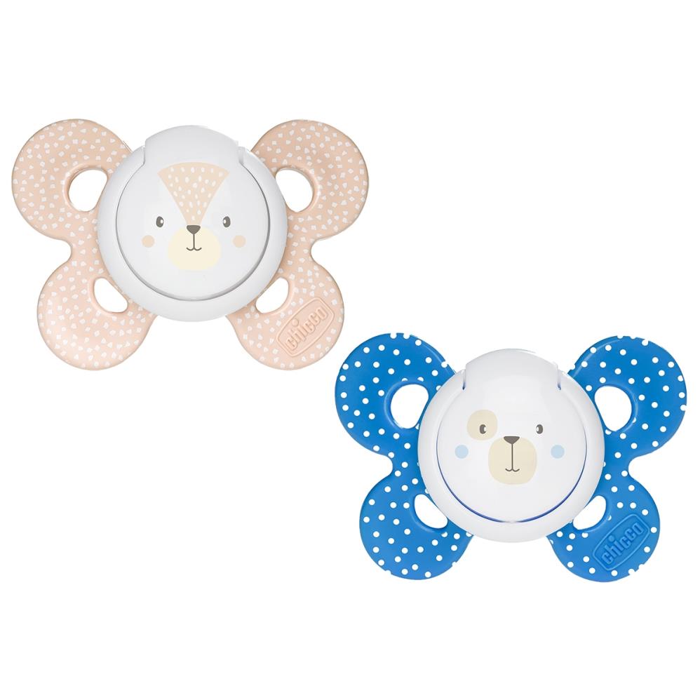 Chicco 2'li Silikon Emzik 6-16 Ay