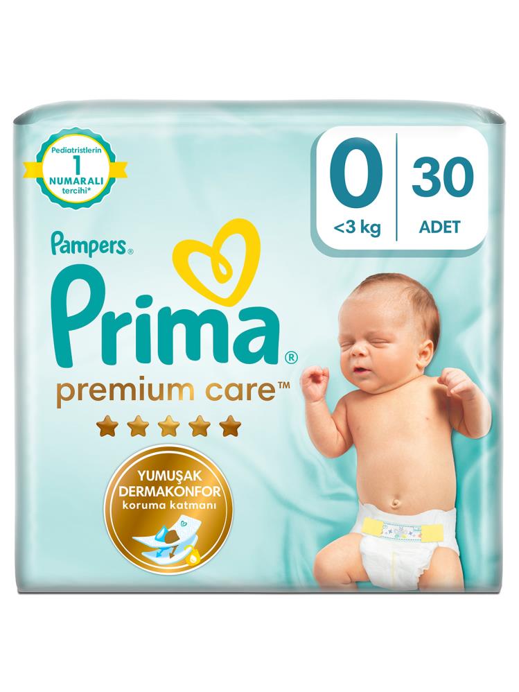Prima Premium Care 0 Beden Prematüre Bebek Bezi 30 Adet