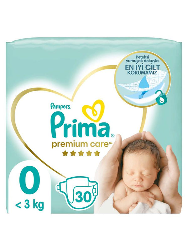 Prima Premium Care 0 Beden Prematüre Bebek Bezi 30 Adet