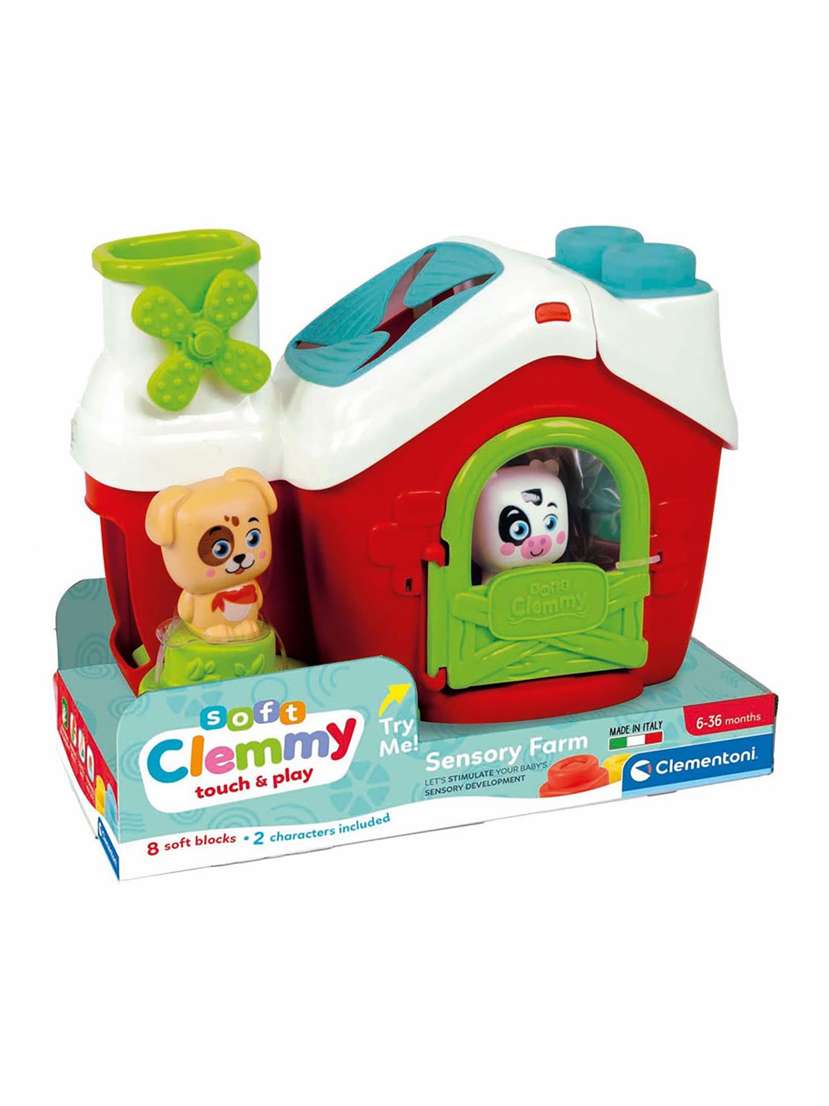 Baby Clementoni Soft Clemmy Yumuşak Blok Duyusal Çiftlik