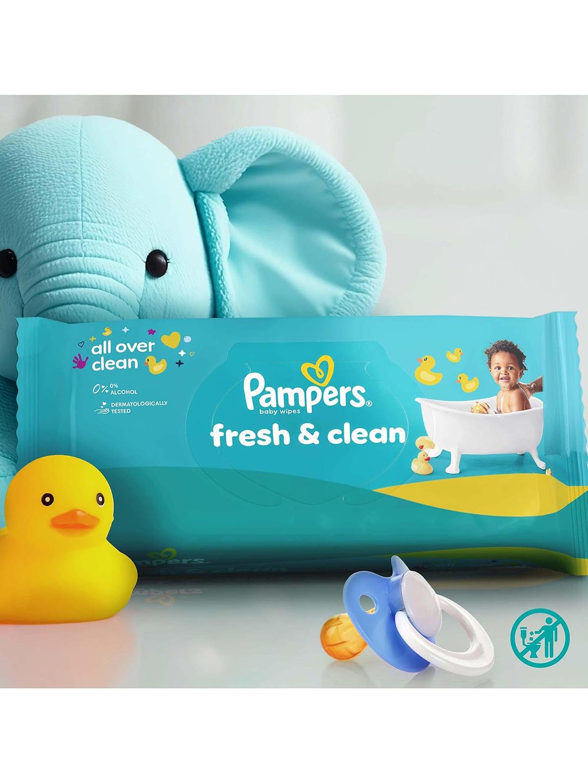 Prima Pampers Fresh&Clean Bebek Islak Havlu 9x80 Adet 720 Yaprak