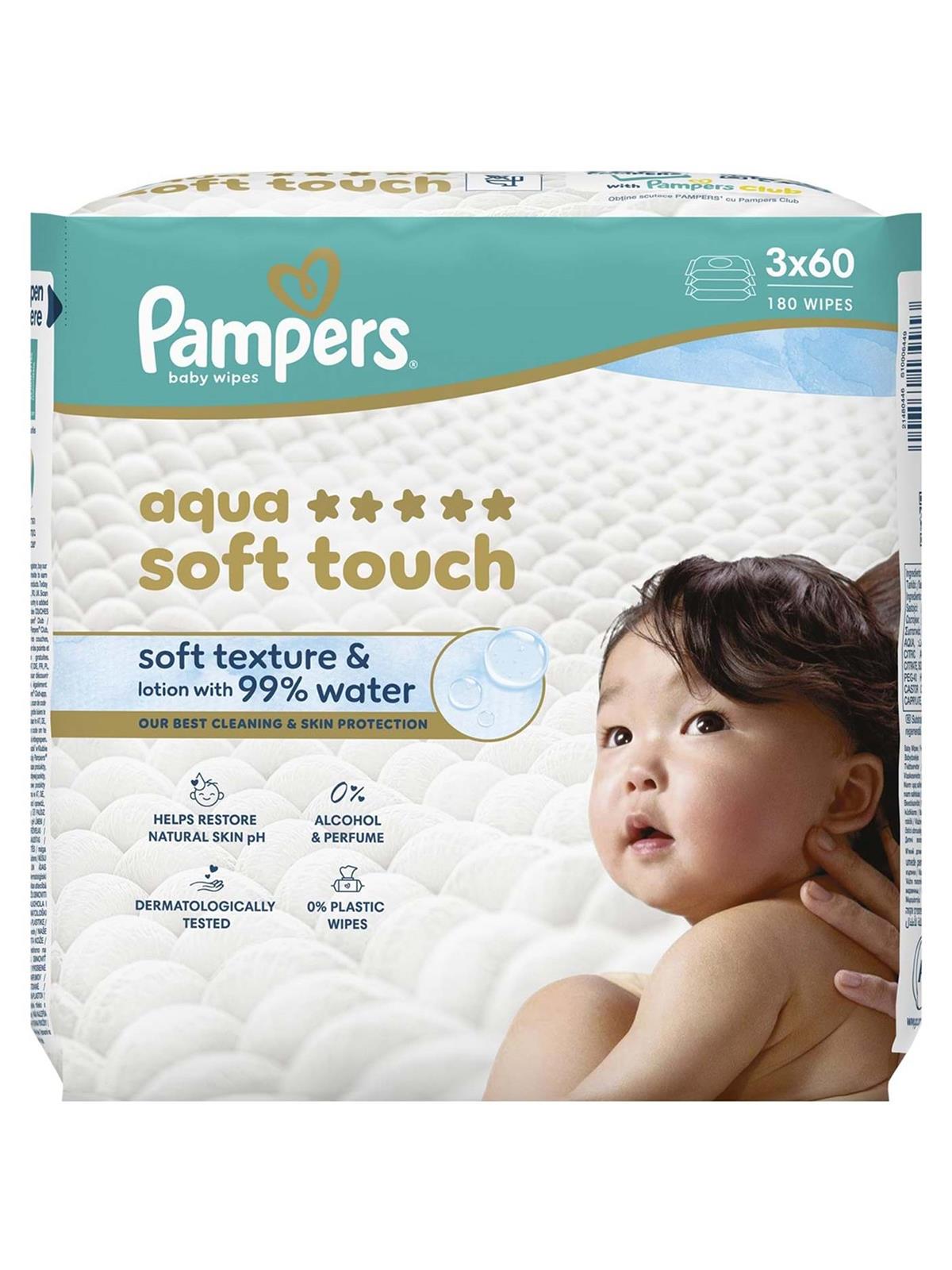 Prima Pampers Aqua Soft Touch Islak Havlu 3x60 Adet