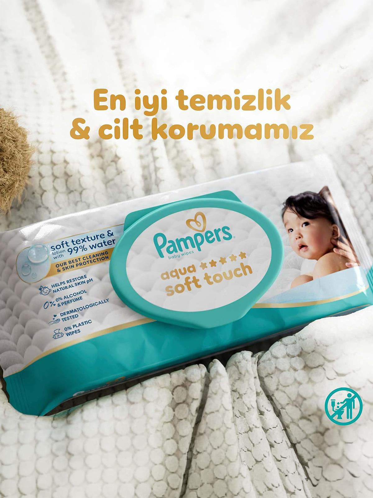 Prima Pampers Aqua Soft Touch Islak Havlu 3x60 Adet