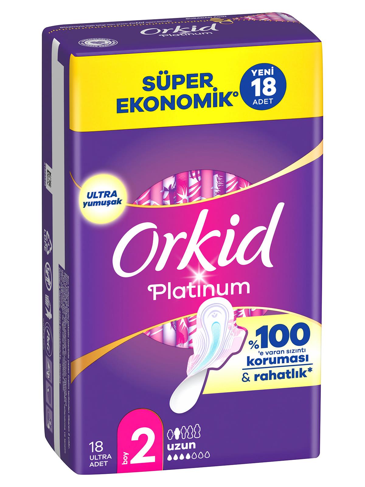 Orkid Platinum Dörtlü Paket Uzun 18 Adet