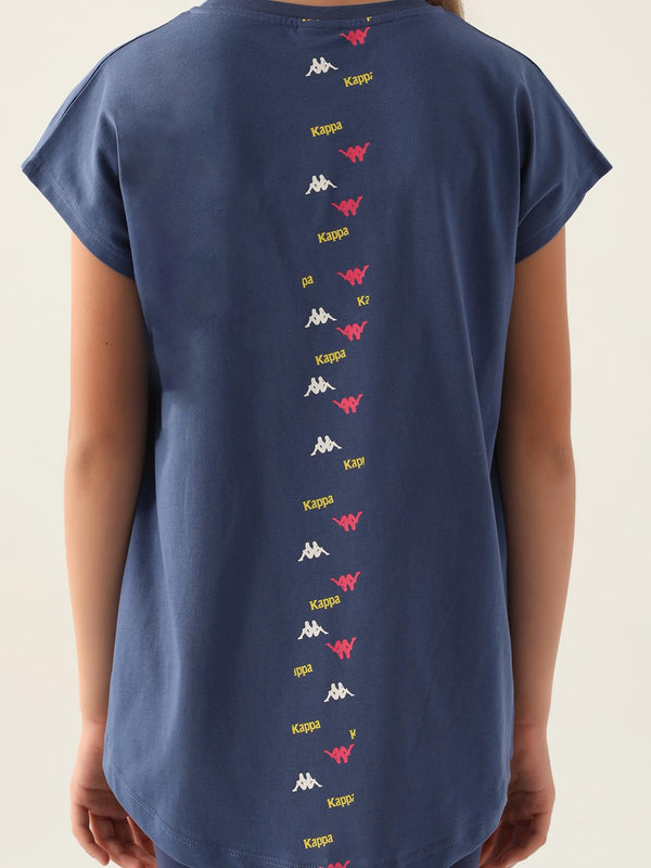 Kappa Kız Çocuk 5-15 Yaş Tişört - Mavi