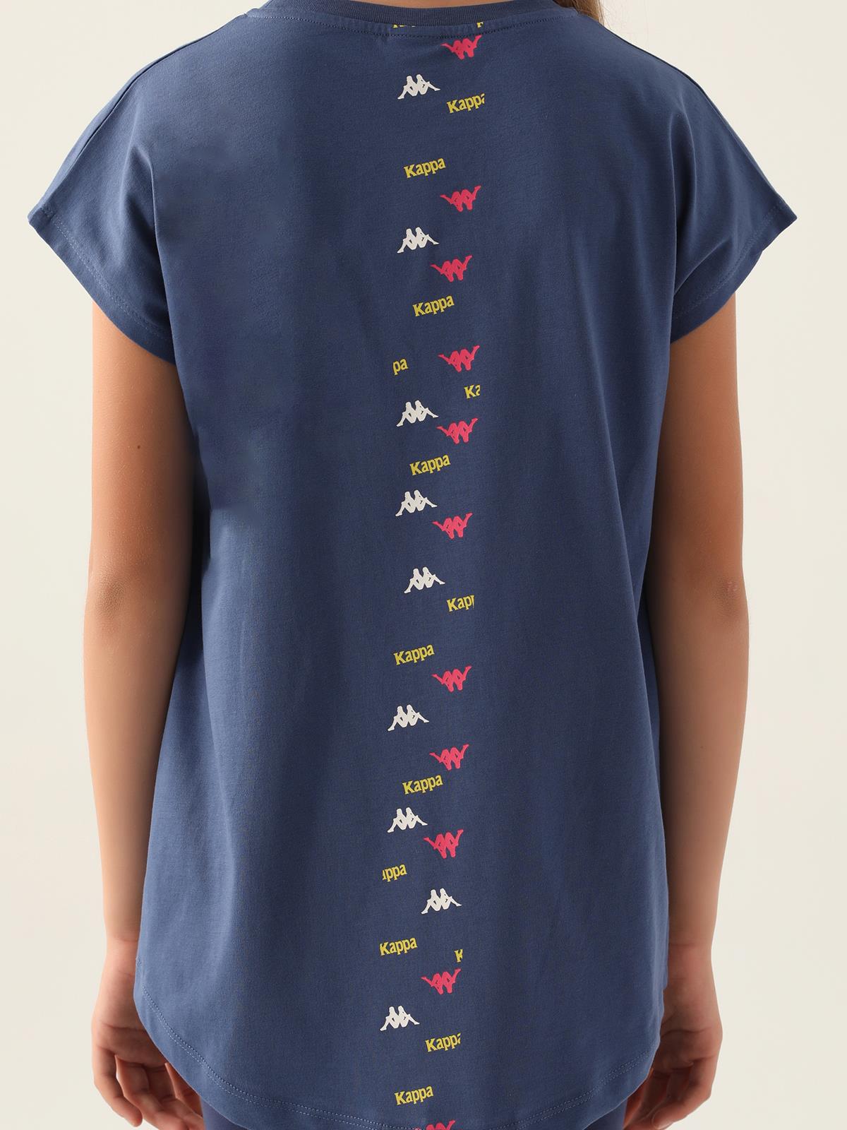 Kappa Kız Çocuk 5-15 Yaş Tişört - Mavi