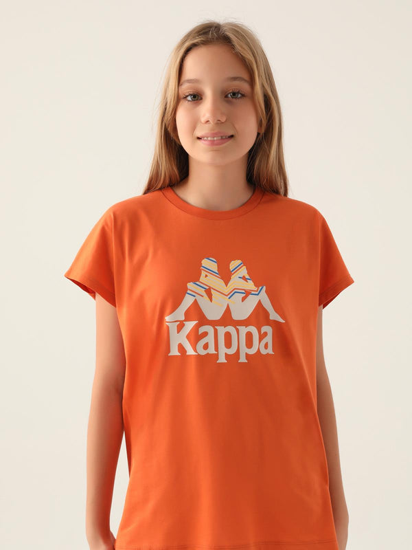 Kappa Kız Çocuk 5-15 Yaş Tişört - Hardal