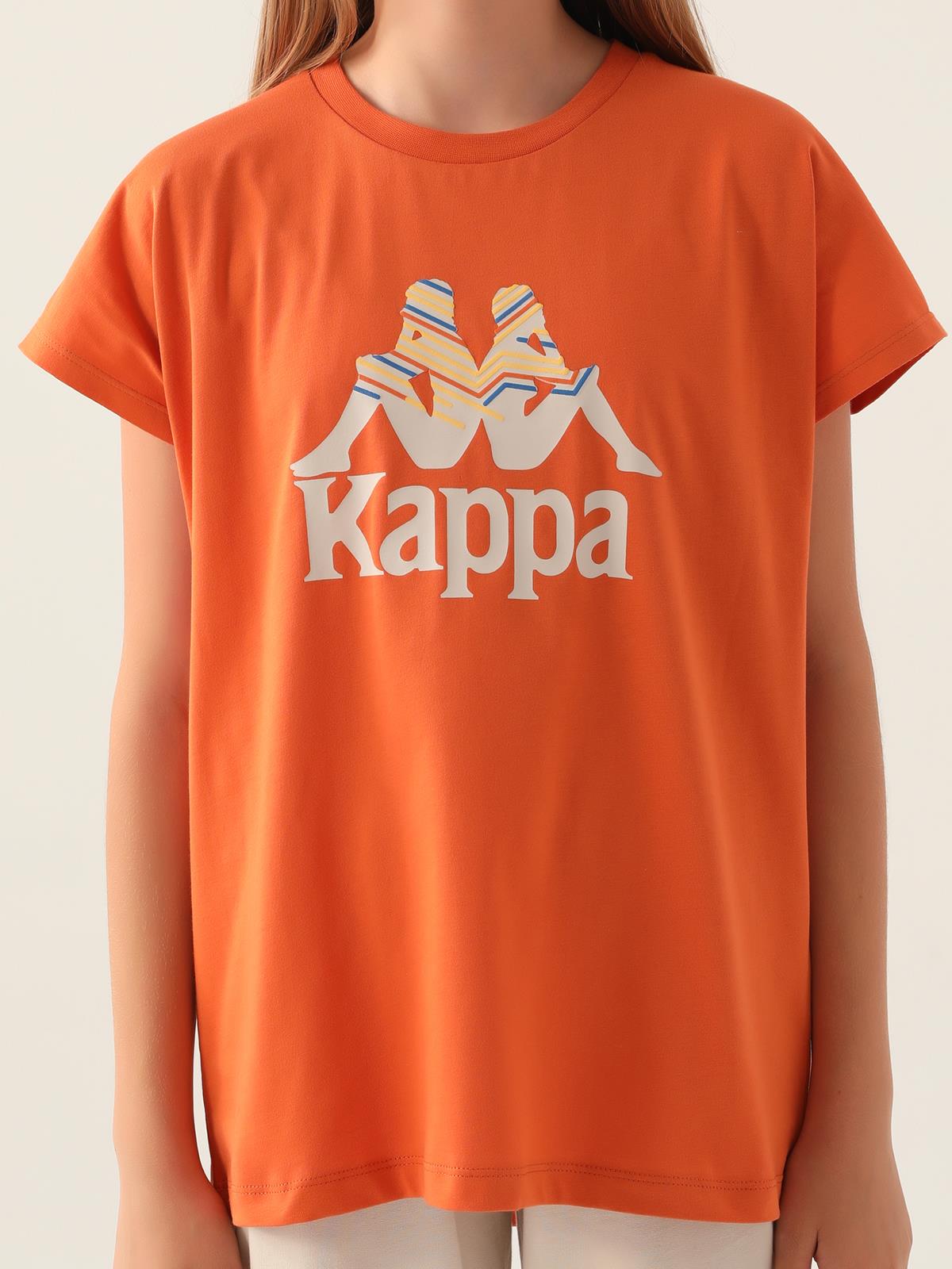 Kappa Kız Çocuk 5-15 Yaş Tişört - Hardal