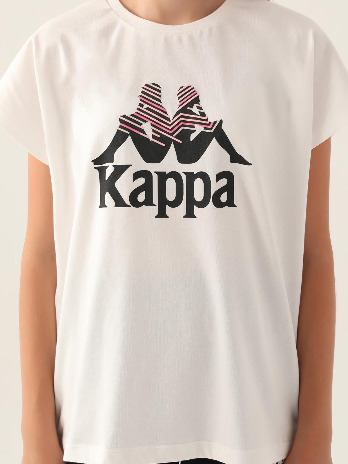 Kappa Kız Çocuk 5-15 Yaş Tişört - Bej