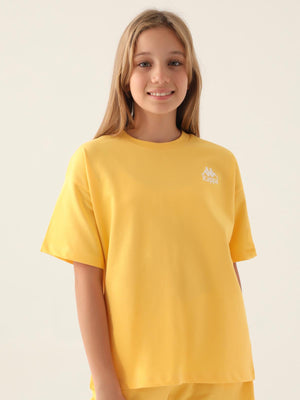 Kappa Kız Çocuk 5-15 Yaş Tişört - Turuncu