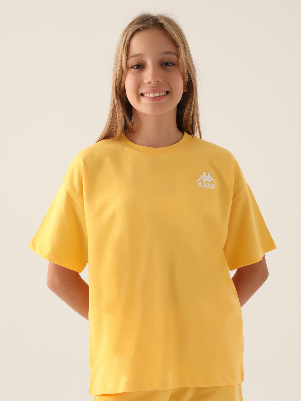 Kappa Kız Çocuk 5-15 Yaş Tişört - Turuncu