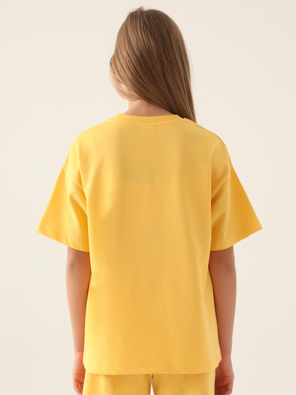 Kappa Kız Çocuk 5-15 Yaş Tişört - Turuncu