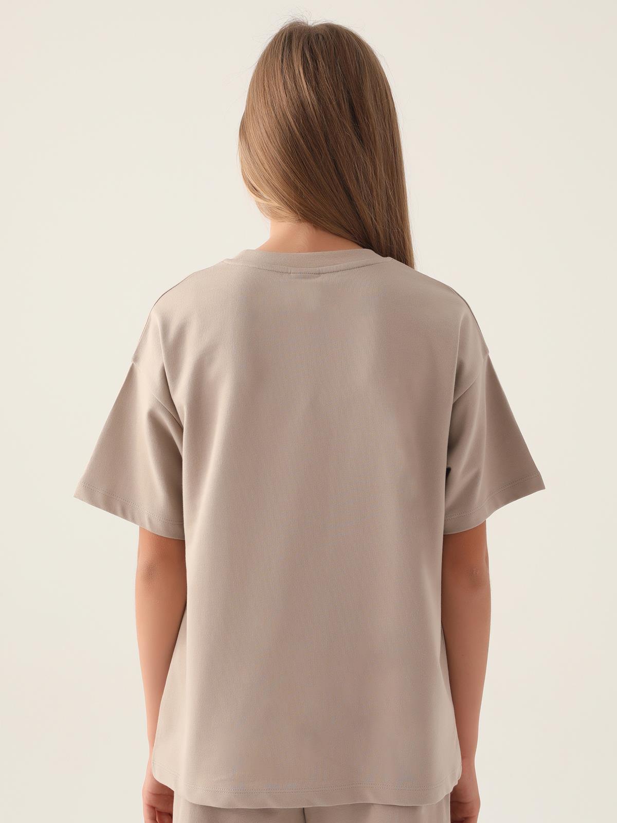 Kappa Kız Çocuk 5-15 Yaş Tişört - Bej