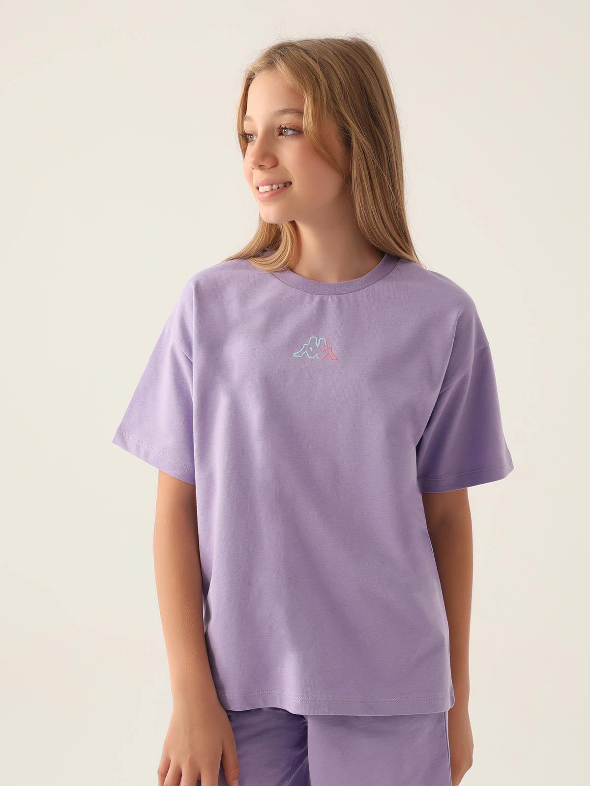 Kappa Kız Çocuk 5-15 Yaş Tişört - Lila
