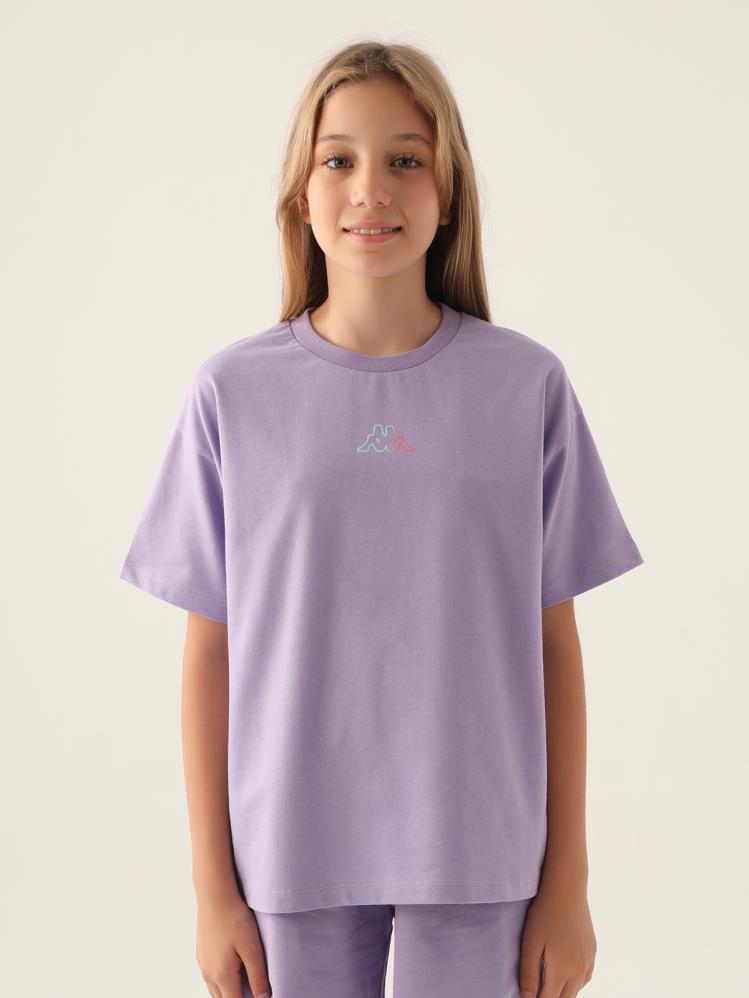 Kappa Kız Çocuk 5-15 Yaş Tişört - Lila