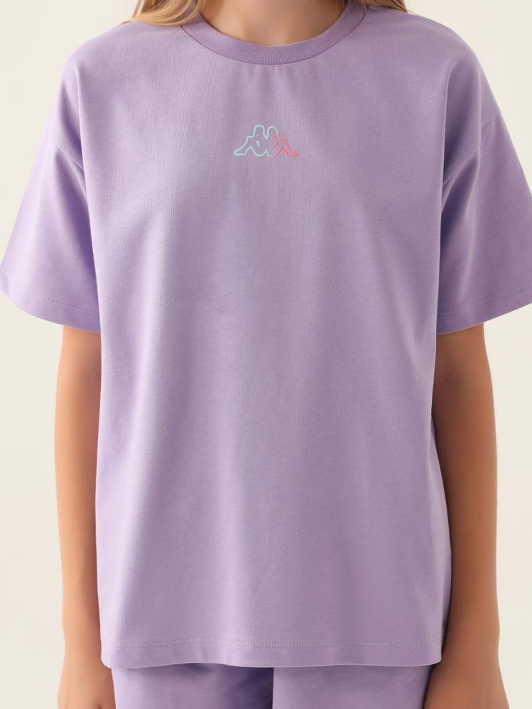 Kappa Kız Çocuk 5-15 Yaş Tişört - Lila