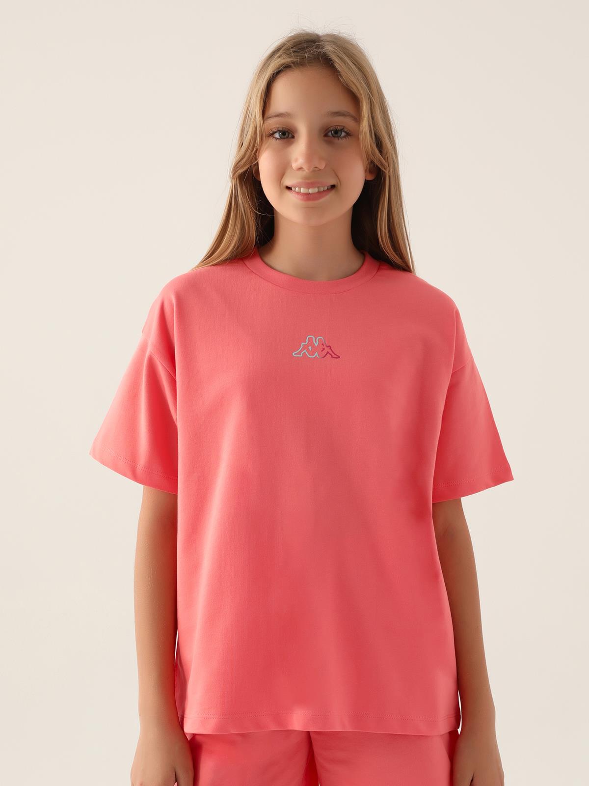Kappa Kız Çocuk 5-15 Yaş Tişört - Pembe