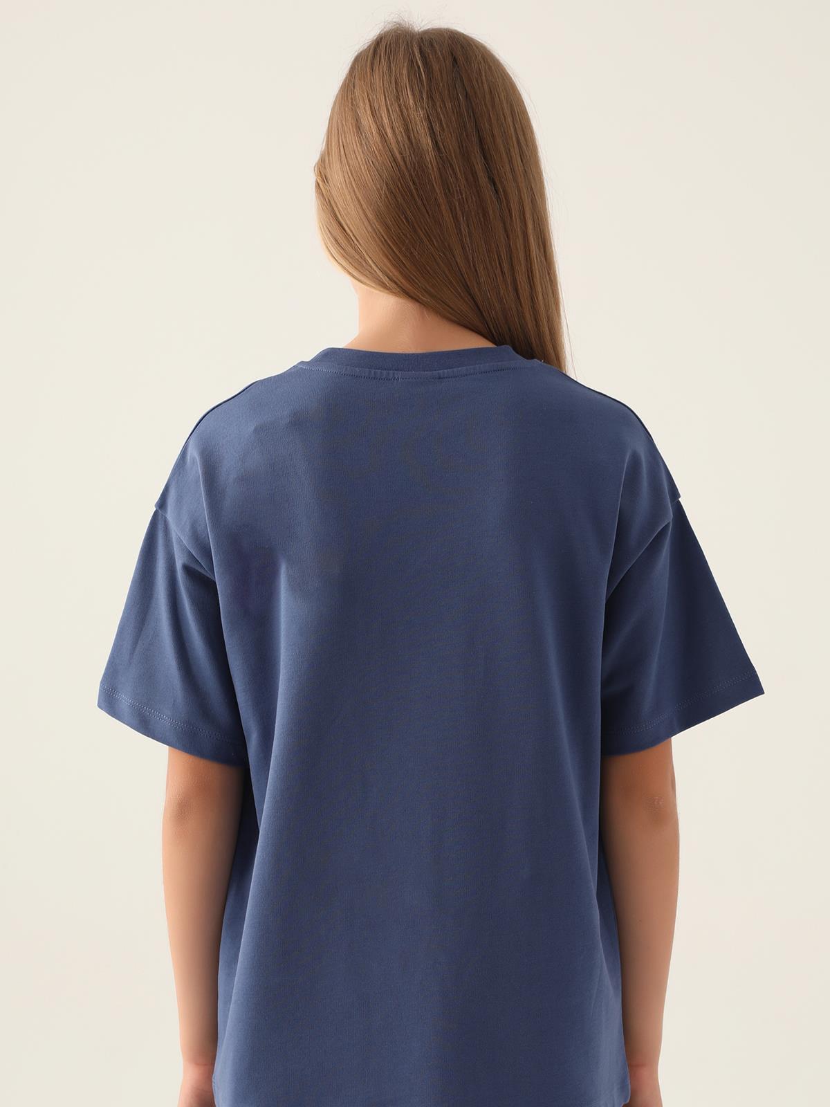 Kappa Kız Çocuk 5-15 Yaş Tişört - Mavi