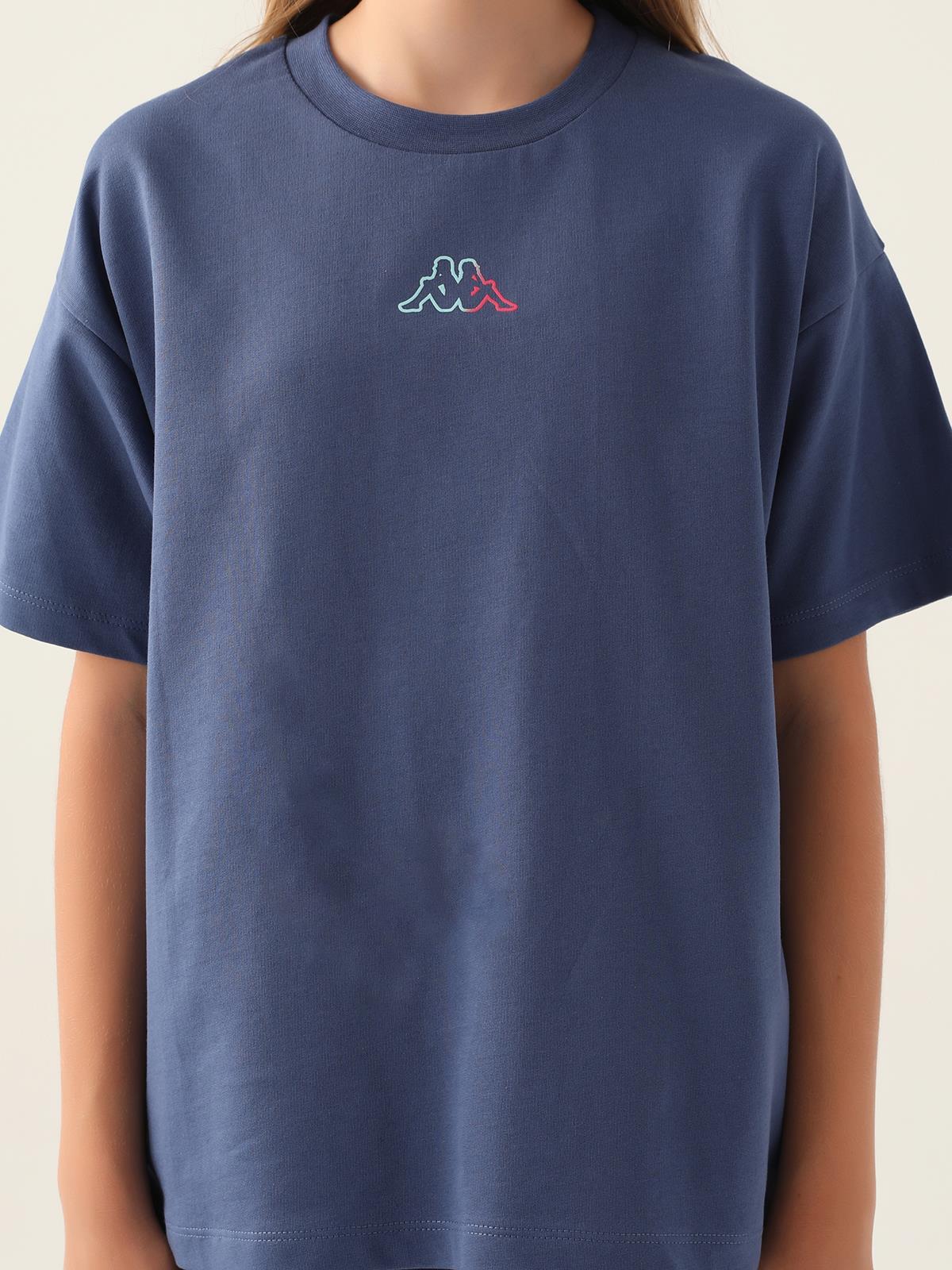 Kappa Kız Çocuk 5-15 Yaş Tişört - Mavi