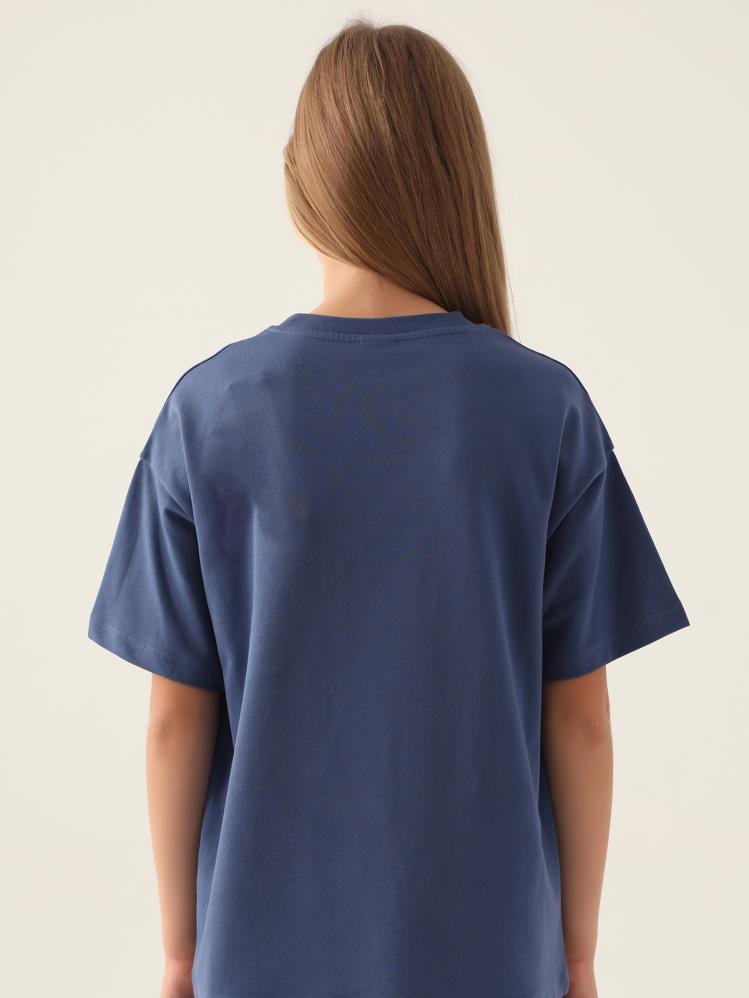 Kappa Kız Çocuk 5-15 Yaş Tişört - Mavi