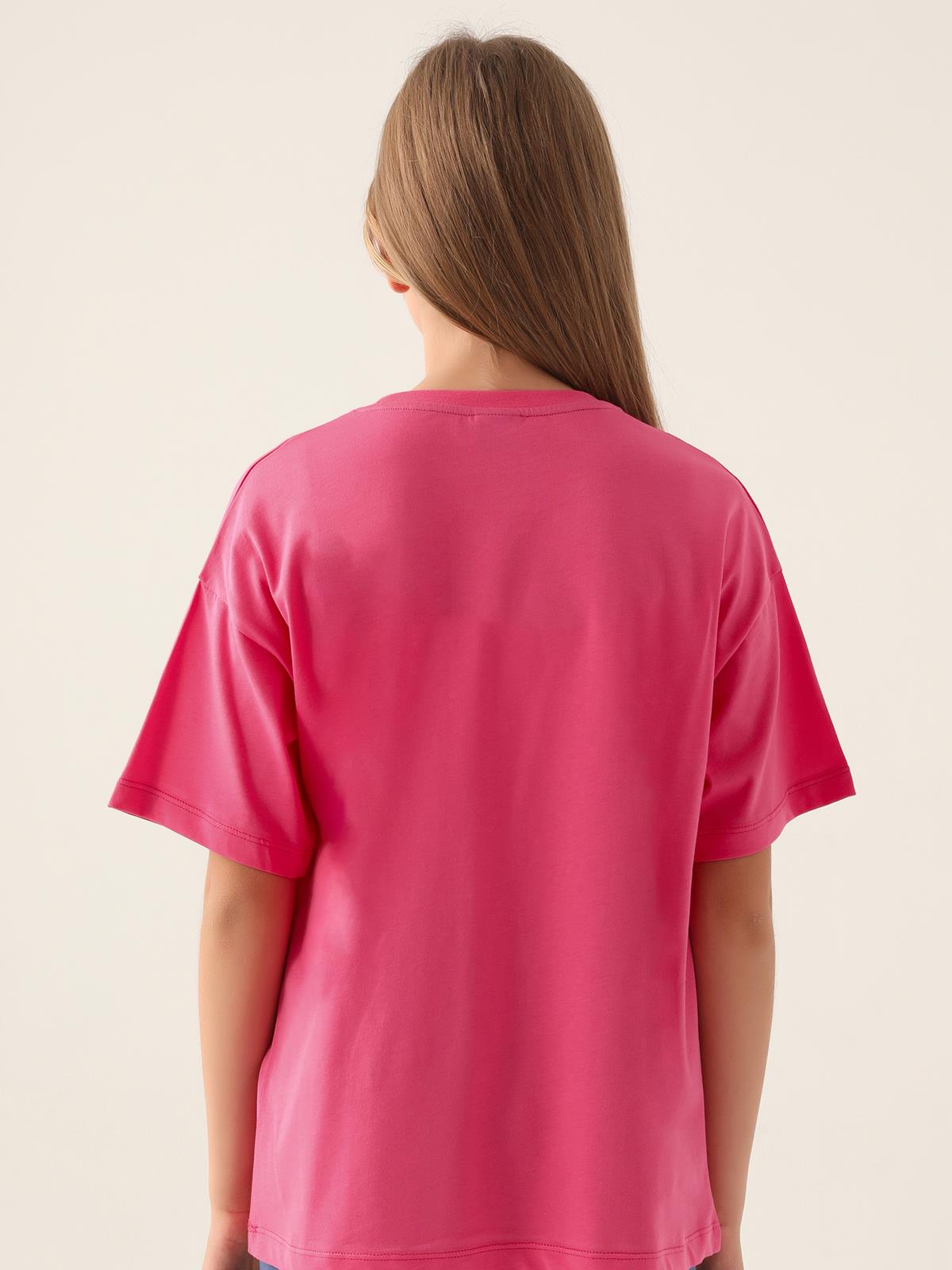 Kappa Kız Çocuk 5-15 Yaş Tişört - Fusya