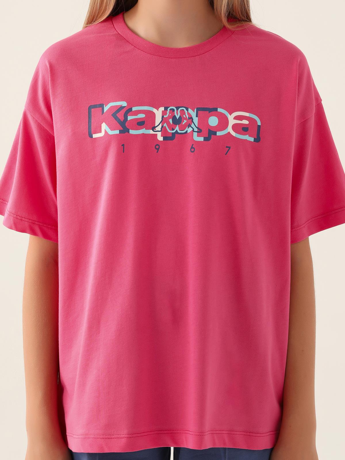 Kappa Kız Çocuk 5-15 Yaş Tişört - Fusya
