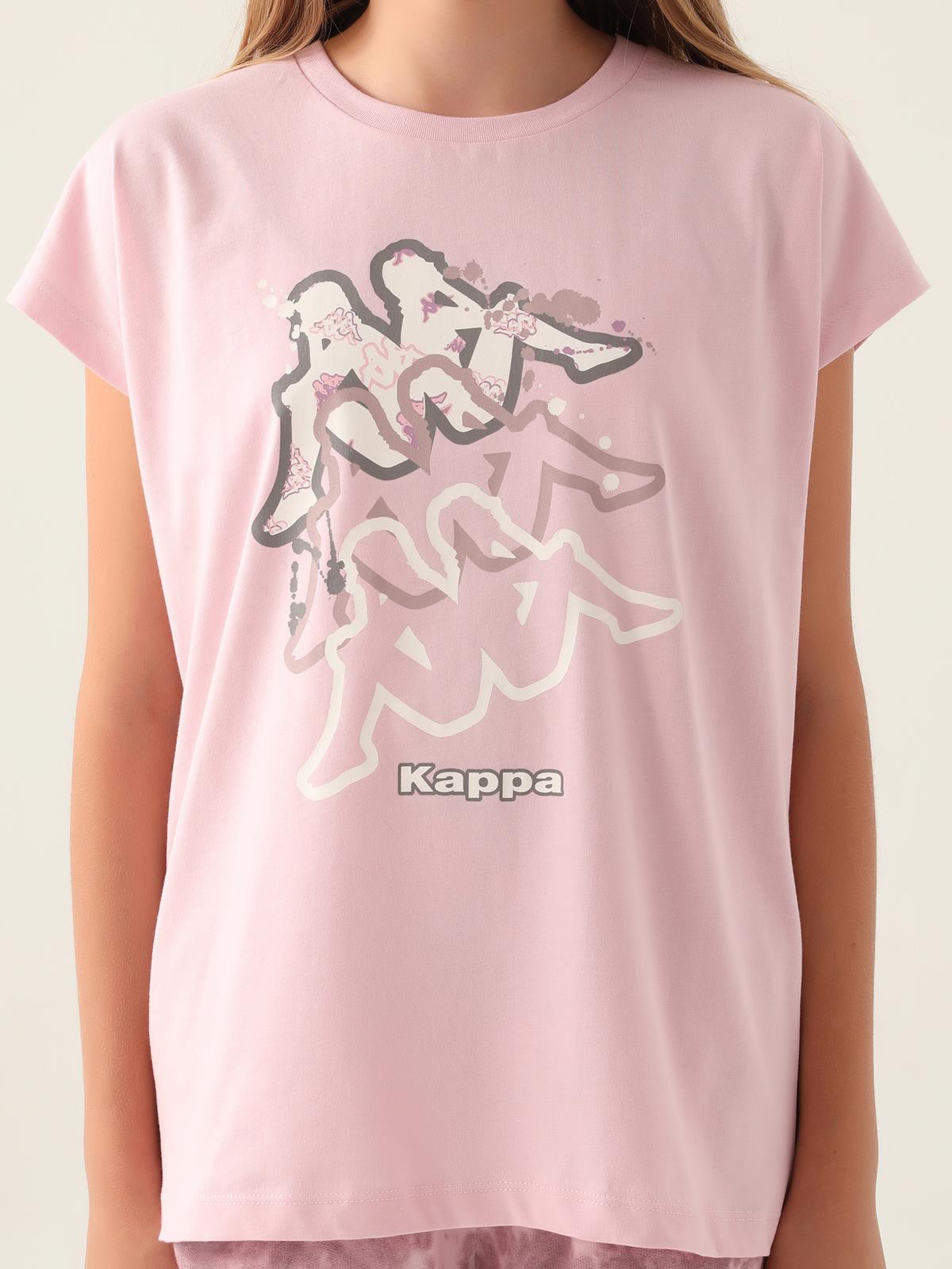 Kappa Kız Çocuk 5-15 Yaş Tişört - Pembe